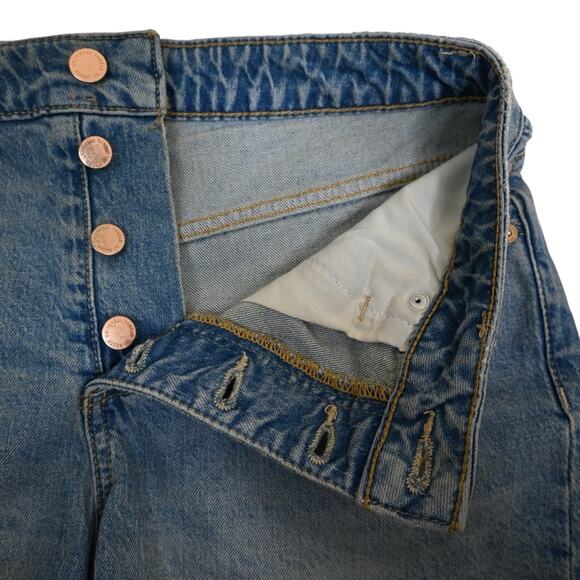 Universal Thread Womens 2/26R Vintage Midi Jean Shorts - Picture 7 of 10